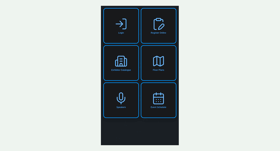 Event app preview