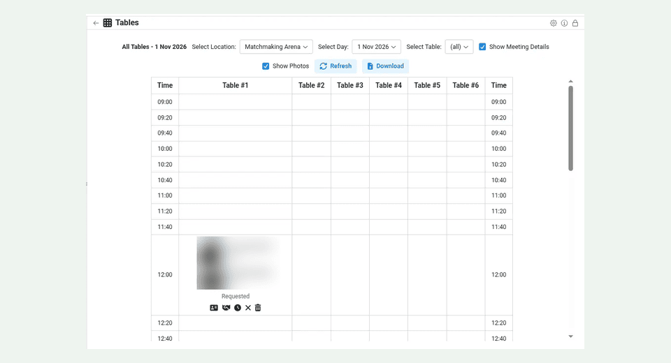 ExpoWiz Matchmaking preview